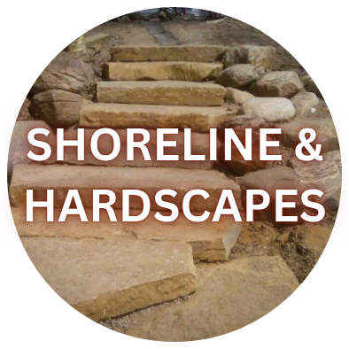 Shoreline and hardscapes 